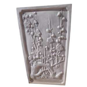 Pot de fleur extérieur en béton avec motif PE07